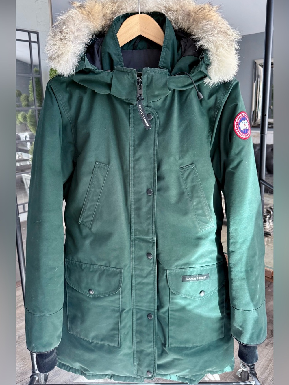Canada Goose Trillium Heritage Parka Spruce Green Fur 6660L L